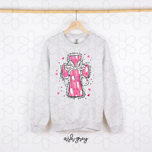 Be Done In Love Cross DTF Transfer