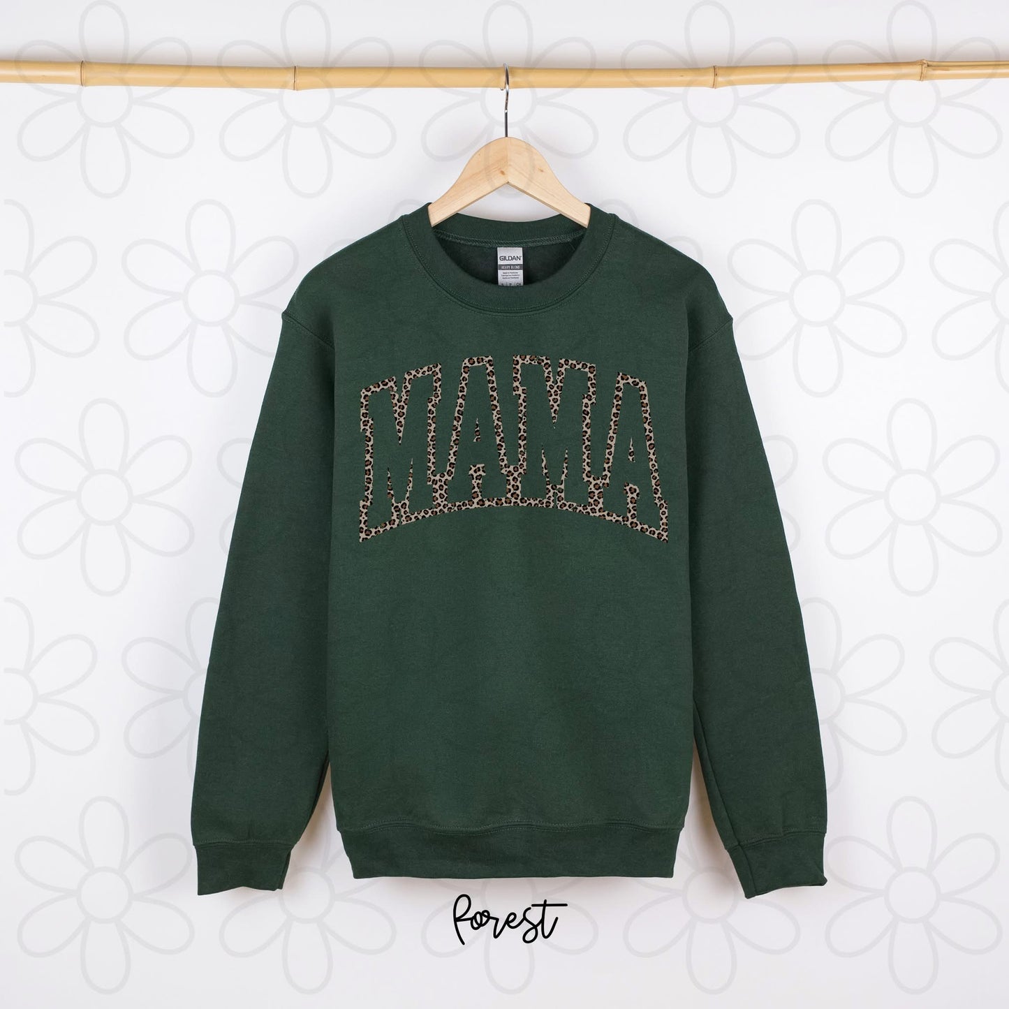 Leopard Varsity Mama DTF Transfer