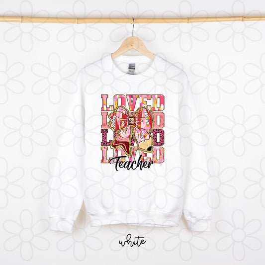 Loved Teacher DTF Transfer