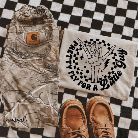 Pretty Fly For A Little Guy DTF Transfer