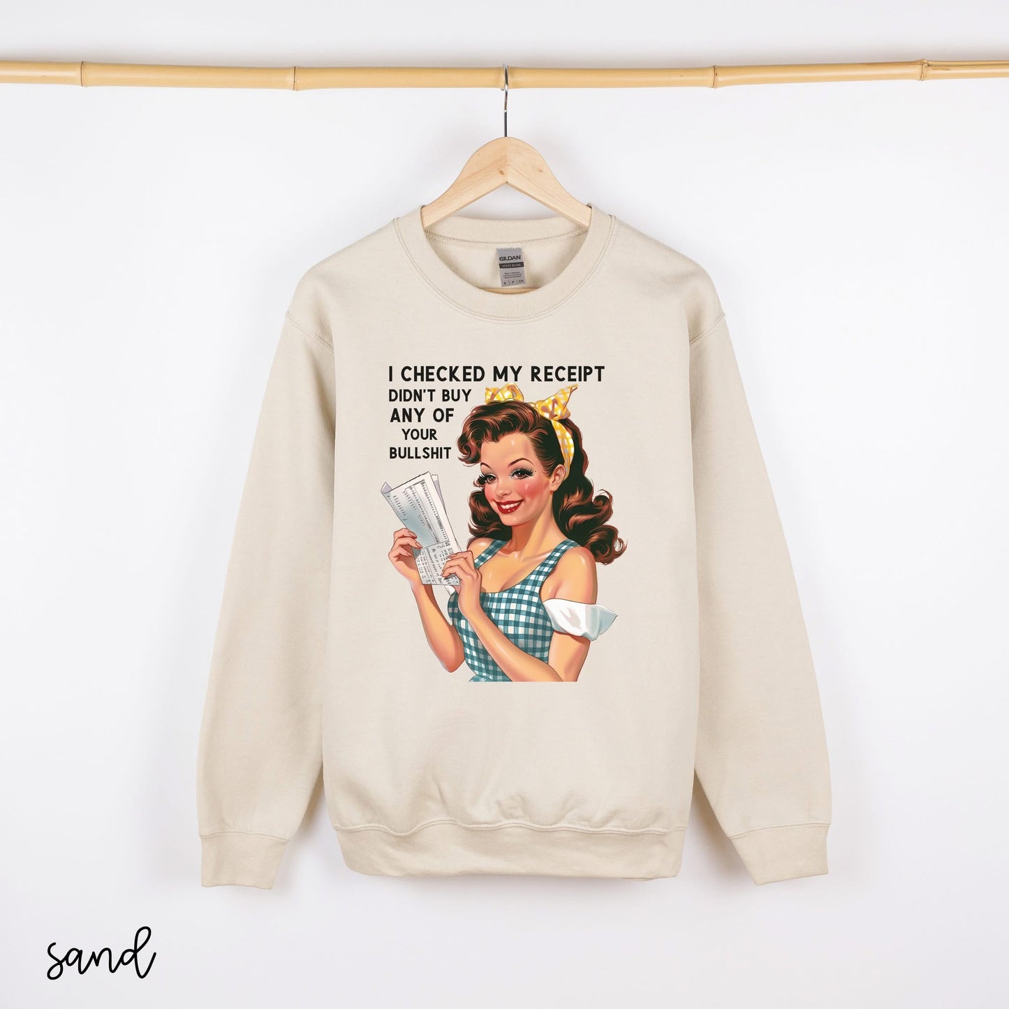 I Checked My Receipt DTF Transfer