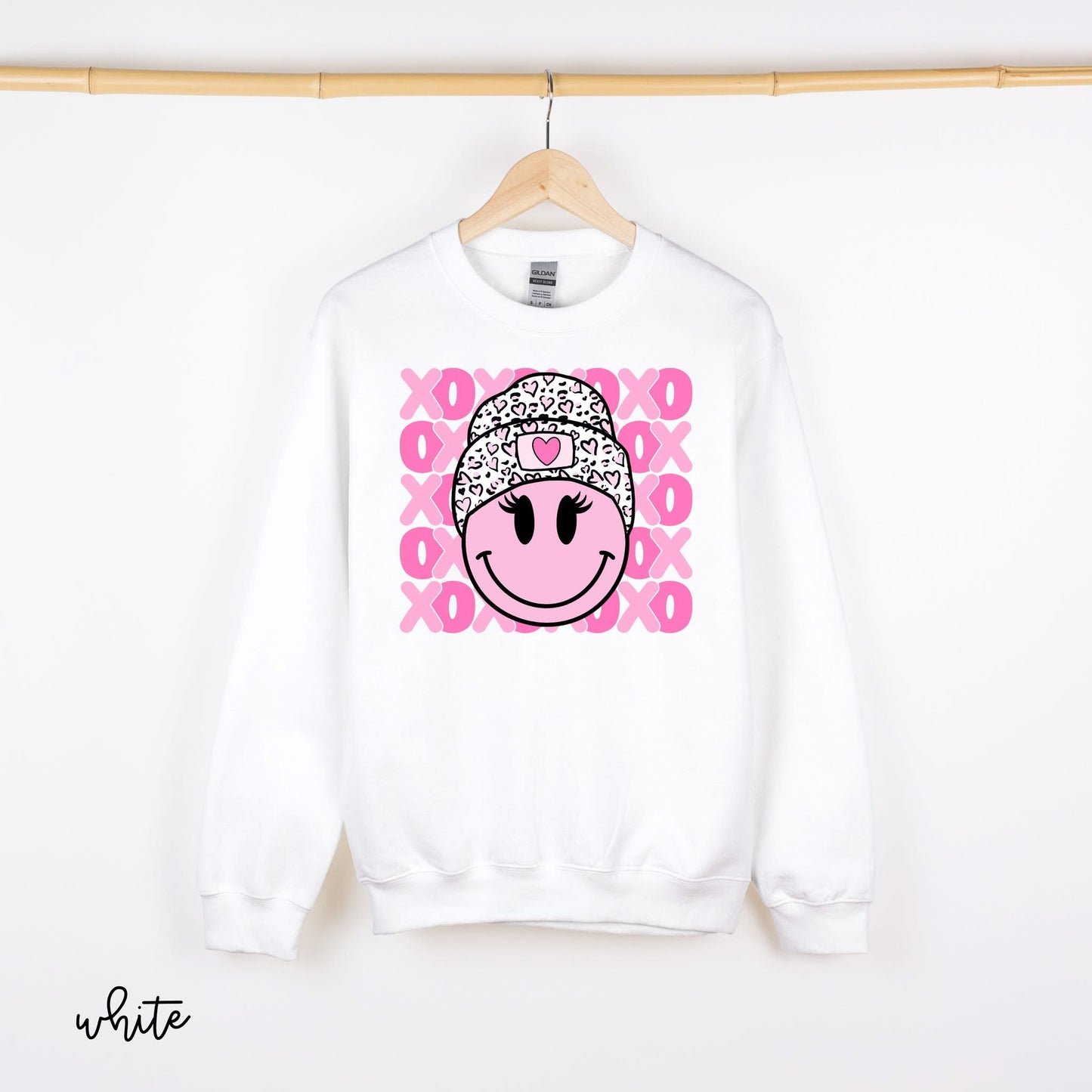 XOXO Valentines Smiley DTF Transfer