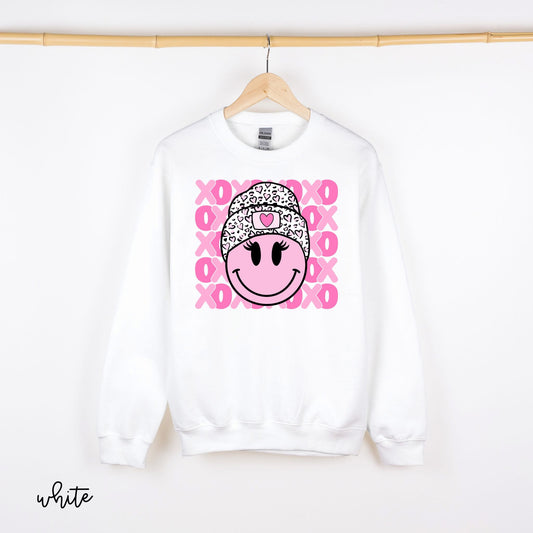 XOXO Valentines Smiley DTF Transfer