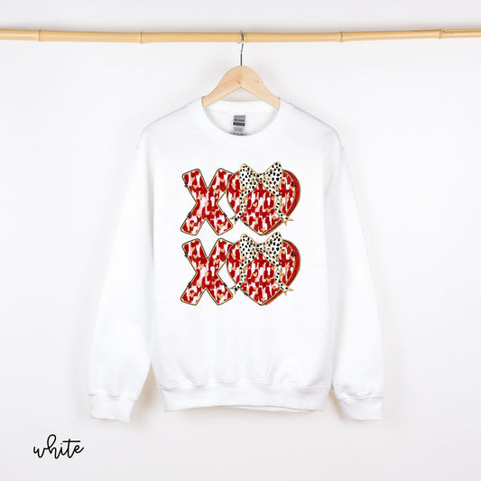 Brushstroke XOXO Heart DTF Transfer