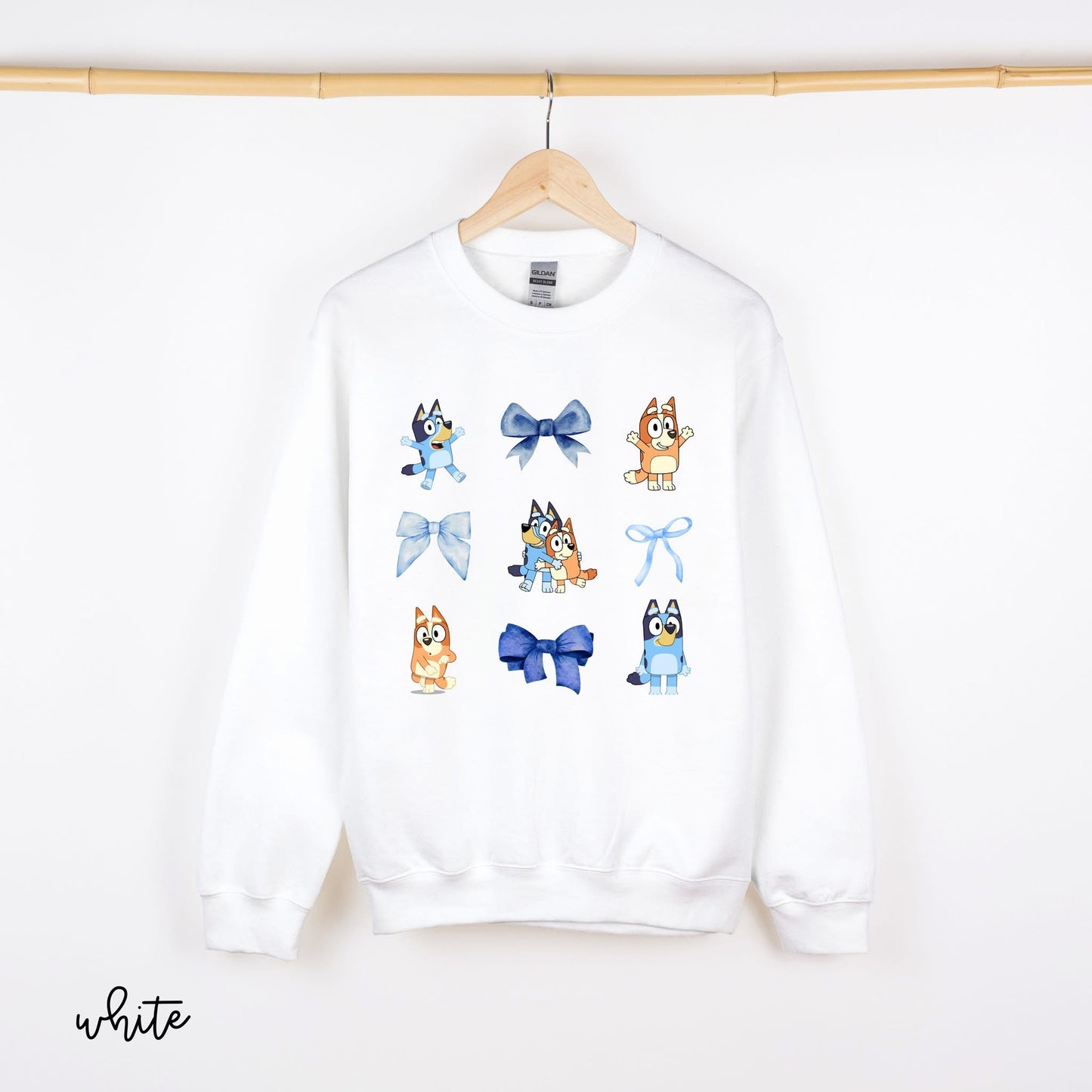 Blue Dog Coquette DTF Transfer