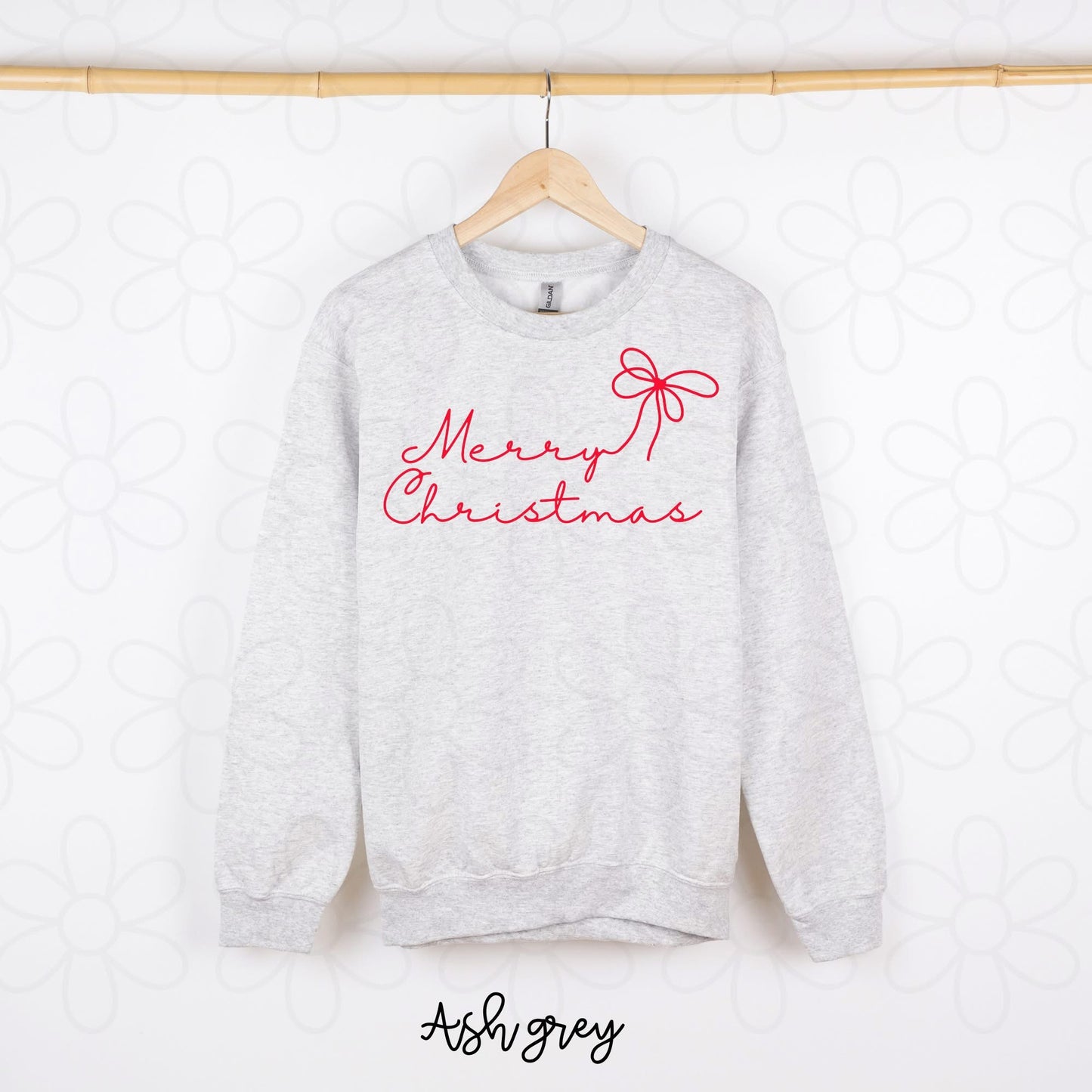 Red Coquette Merry Christmas DTF Transfer