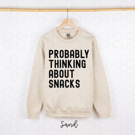 Probably Thinking About Snacks DTF Transfer