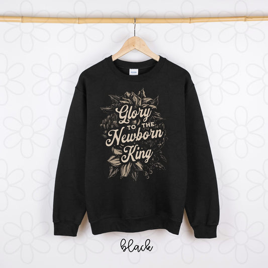 Glory To The Newborn King DTF Transfer