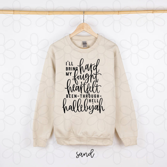 Been Through Hell Hallelujah DTF Transfer