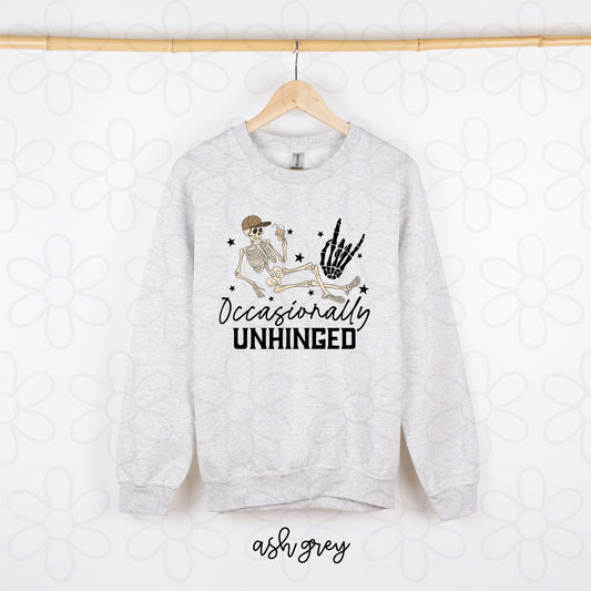 Occasionally Unhinged DTF Transfer