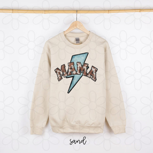 Southern Mama Lightening Bolt DTF Transfer