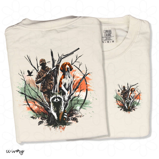 Camo Treeing Walker Coonhound DTF Transfer