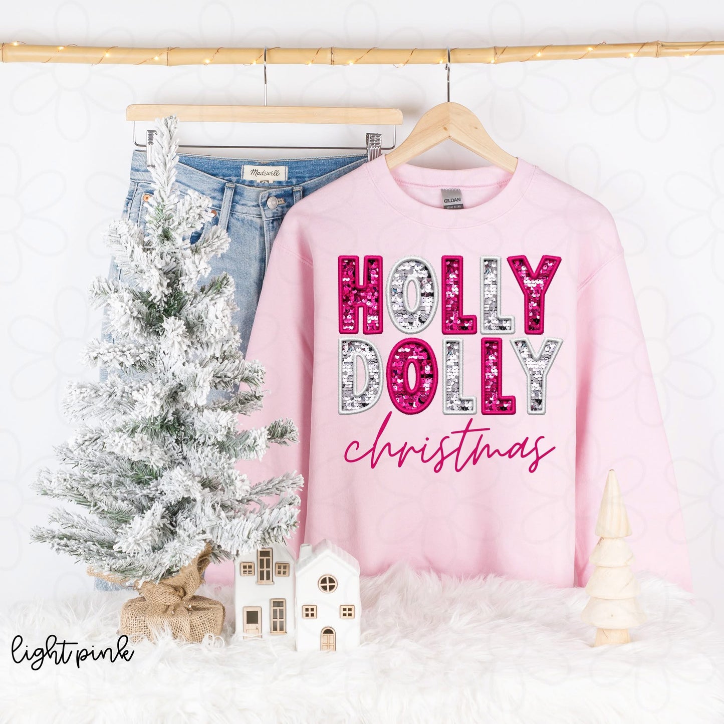 Holly Dolly Christmas DTF Transfer