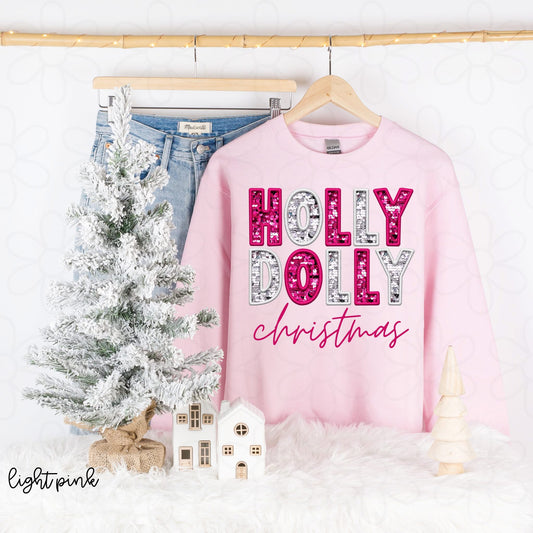 Holly Dolly Christmas DTF Transfer