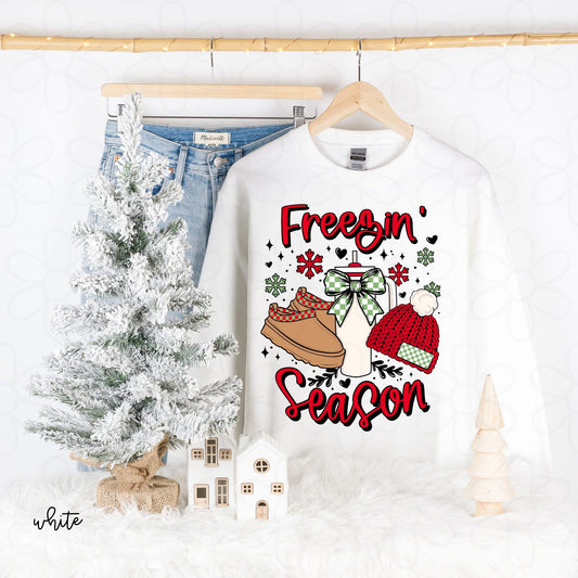 Red Freezin' Season DTF Transfer