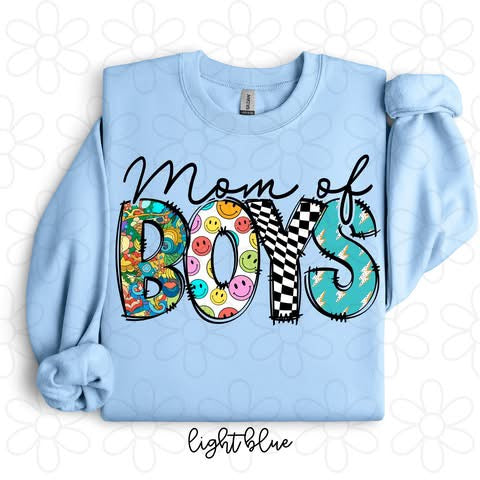 Mom of Boys DTF Transfer