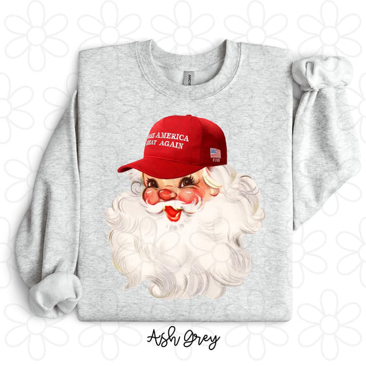 MAGA Hat Santa DTF Transfer