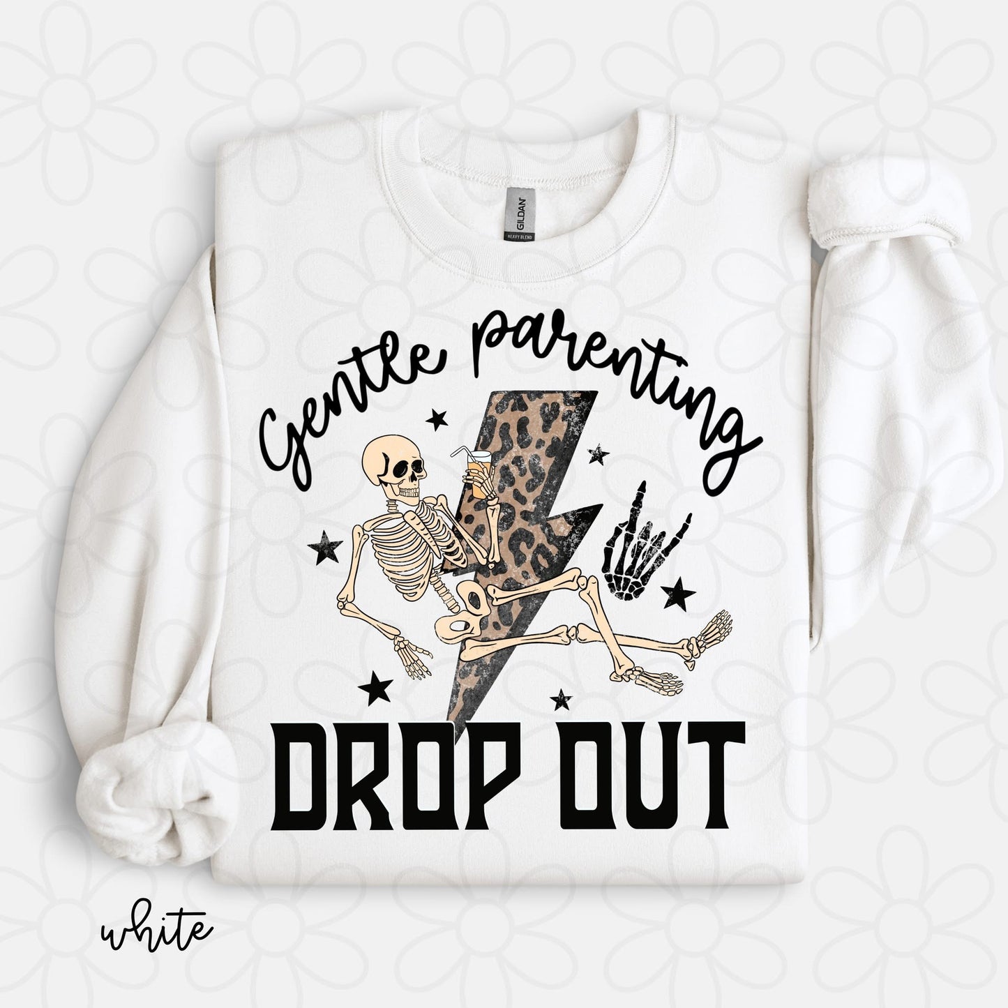 Gentle Parenting Drop Out DTF Transfer