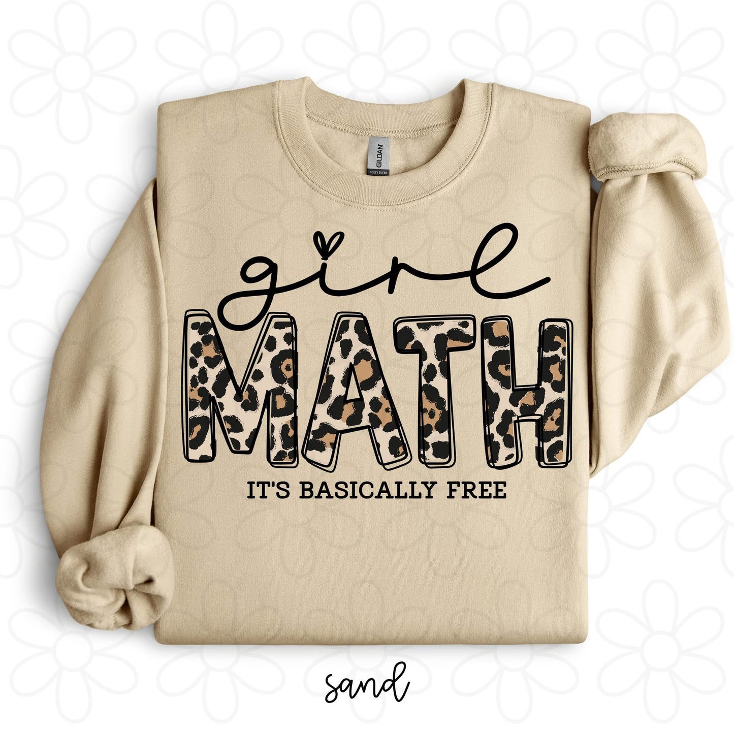 Girl Math It's Basically Free DTF Transfer