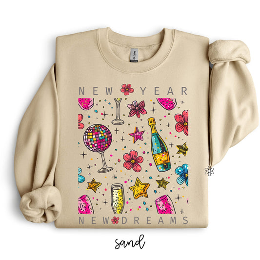 New Year New Dreams DTF Transfer