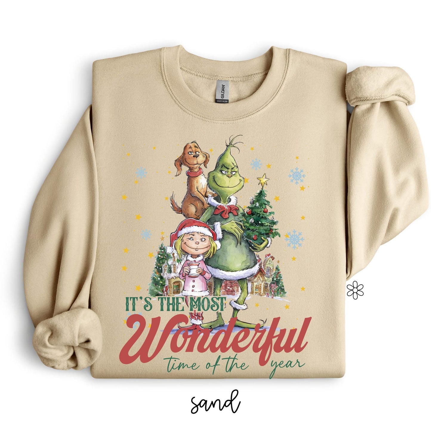 Retro Grinch Most Wonderful Time DTF Transfer