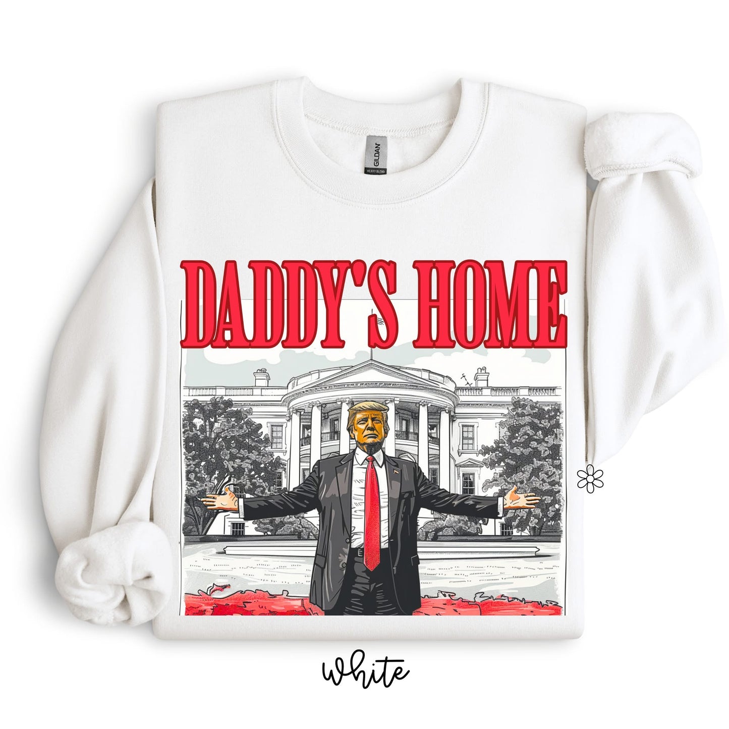 Trump Red Daddys Home DTF Transfer