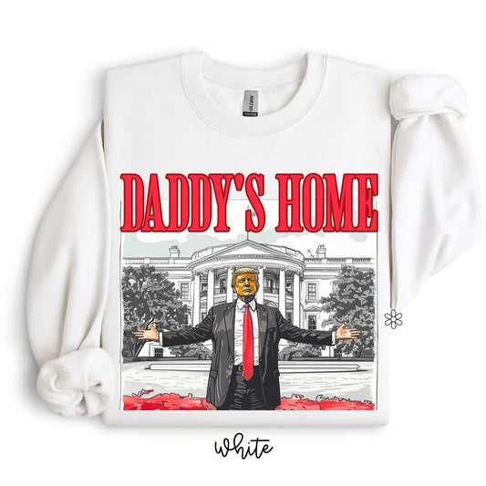 Trump Red Daddys Home DTF Transfer