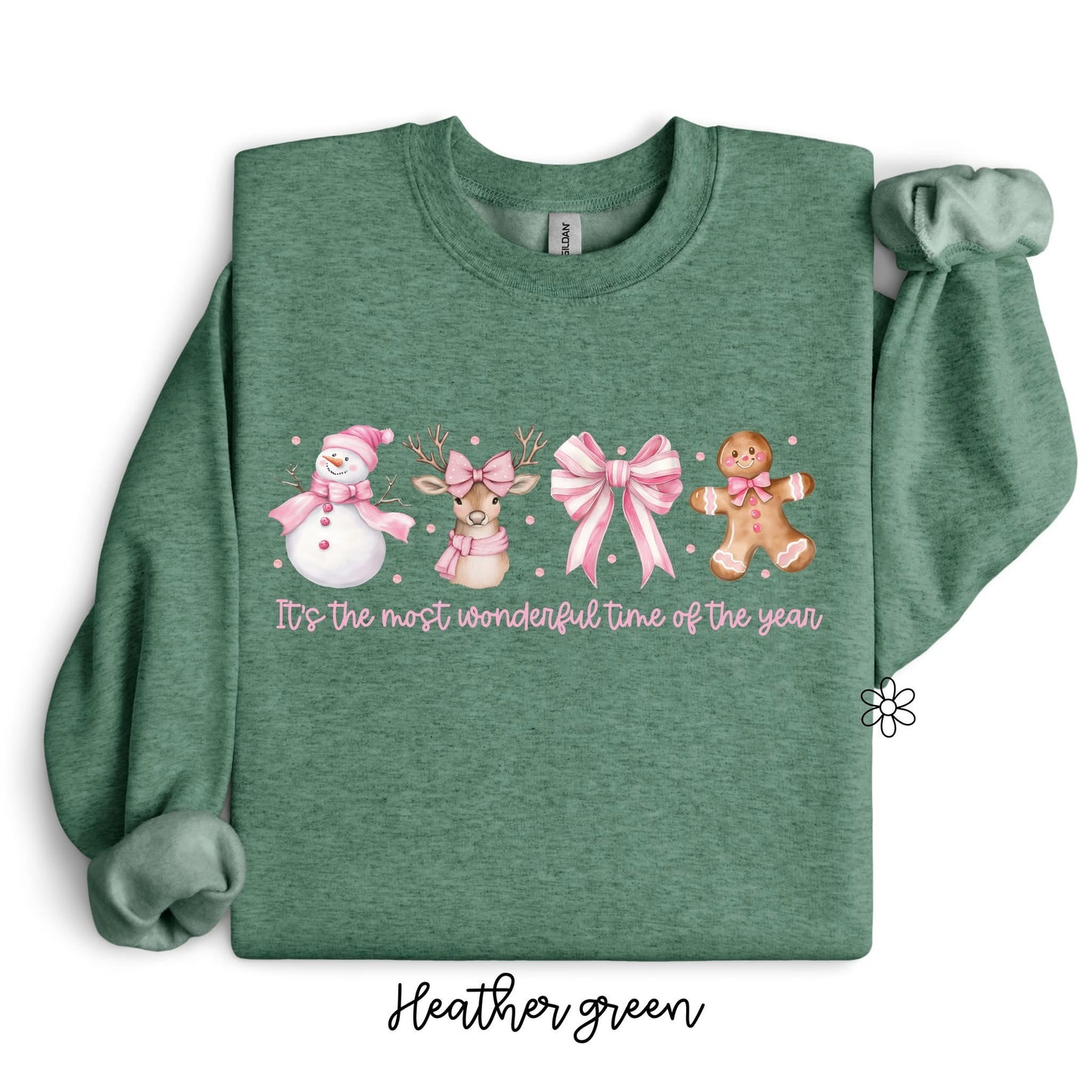 Most Wonderful Time Of The Year Pink Coquette DTF Transfer