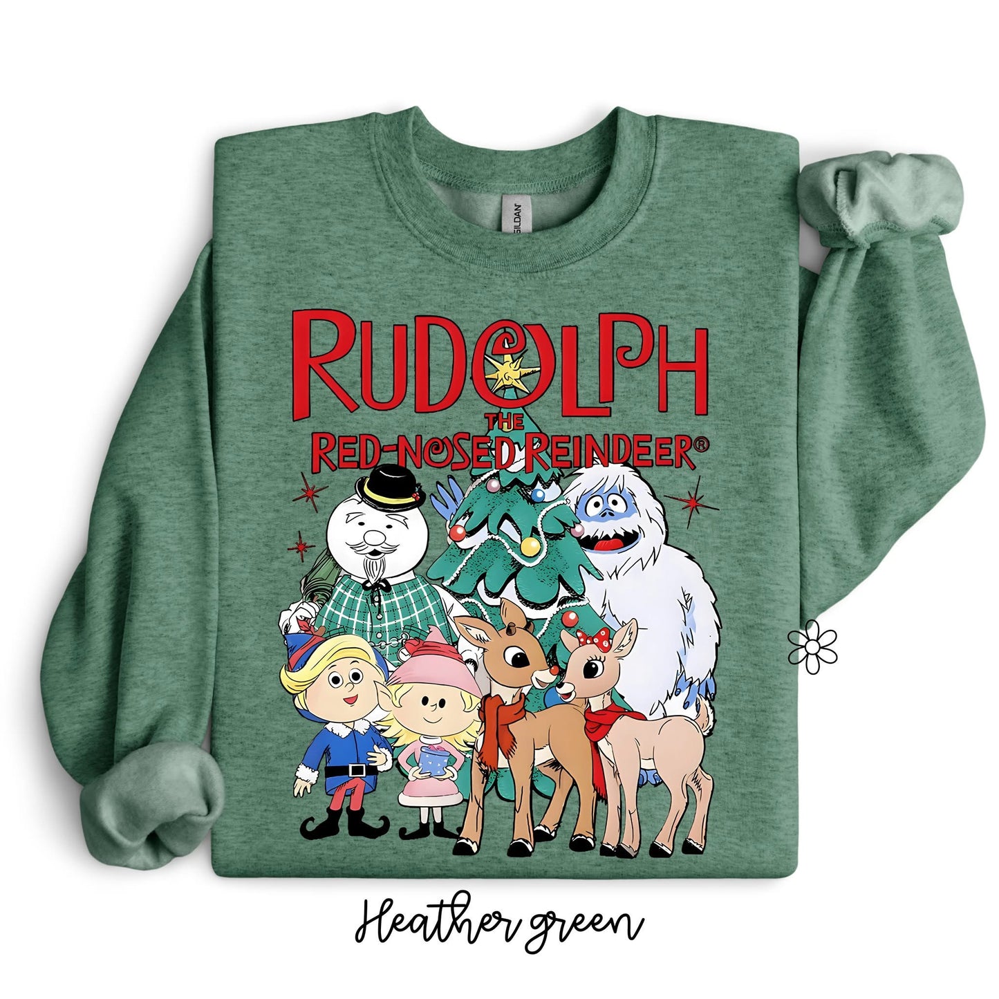 Rudolph The Red-Nosed Reindeer DTF Transfer