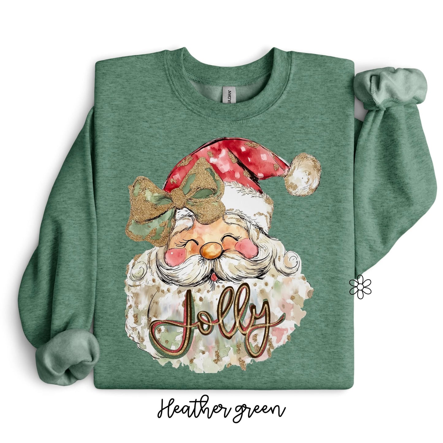 Vintage Santa Jolly DTF Transfer