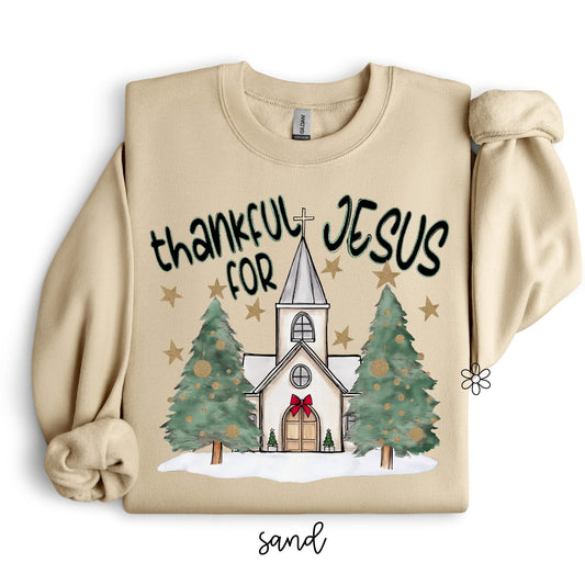 Thankful For Jesus DTF Transfer