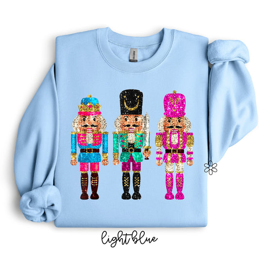 Glitter Nutcrackers DTF Transfer