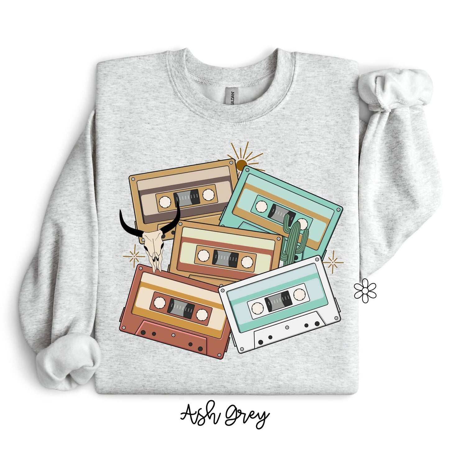 Western Cassette Tapes DTF Transfer