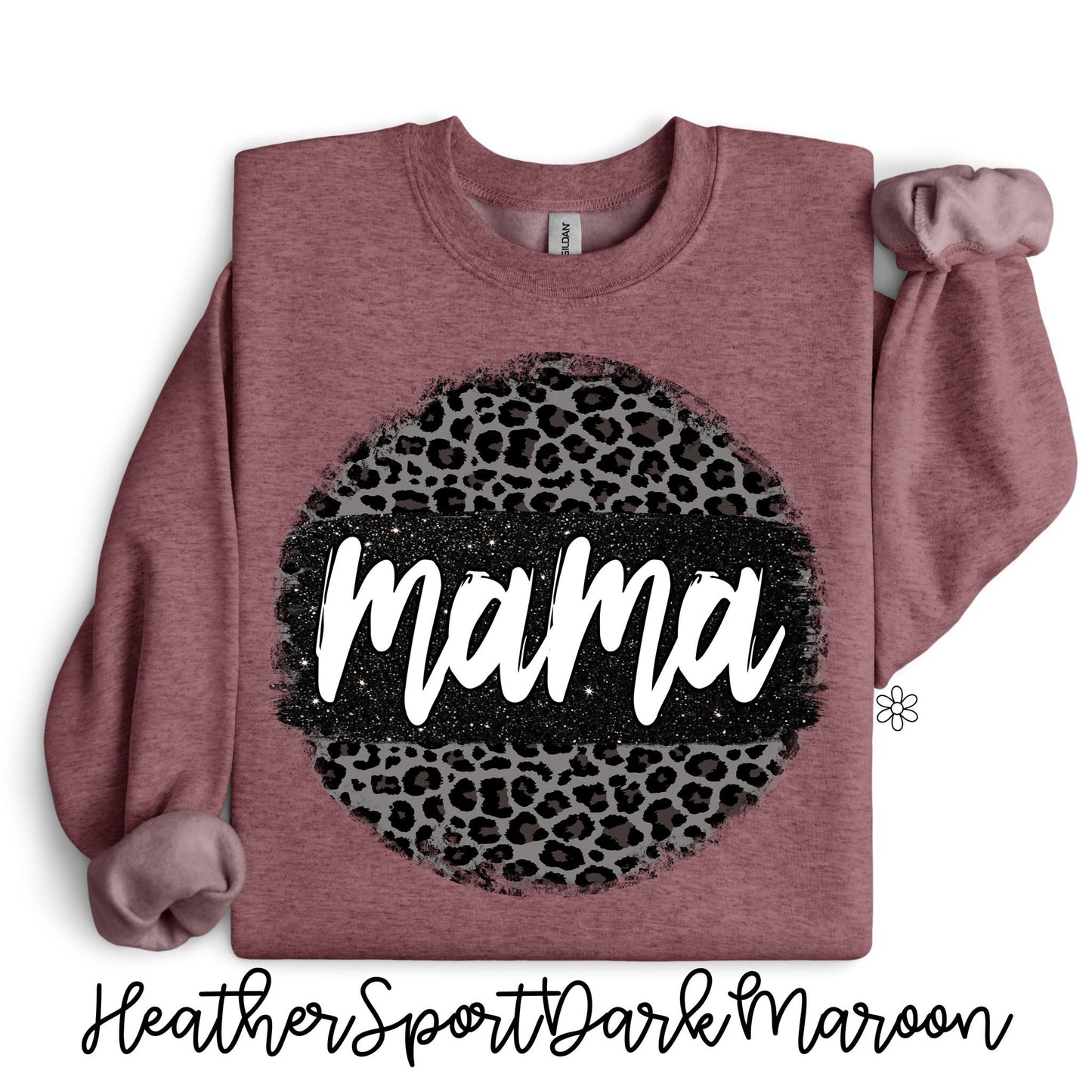 Leopard Mama Circle DTF Transfer