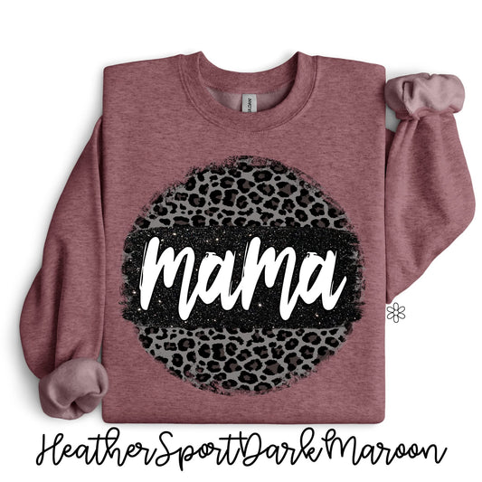Leopard Mama Circle DTF Transfer