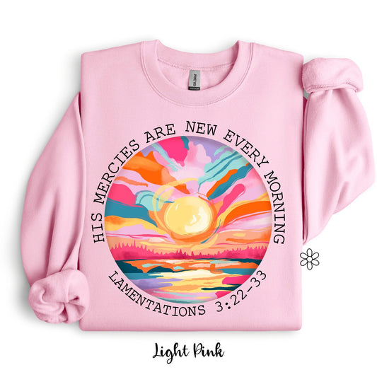 His Mercies Are New Every Morning DTF Transfer