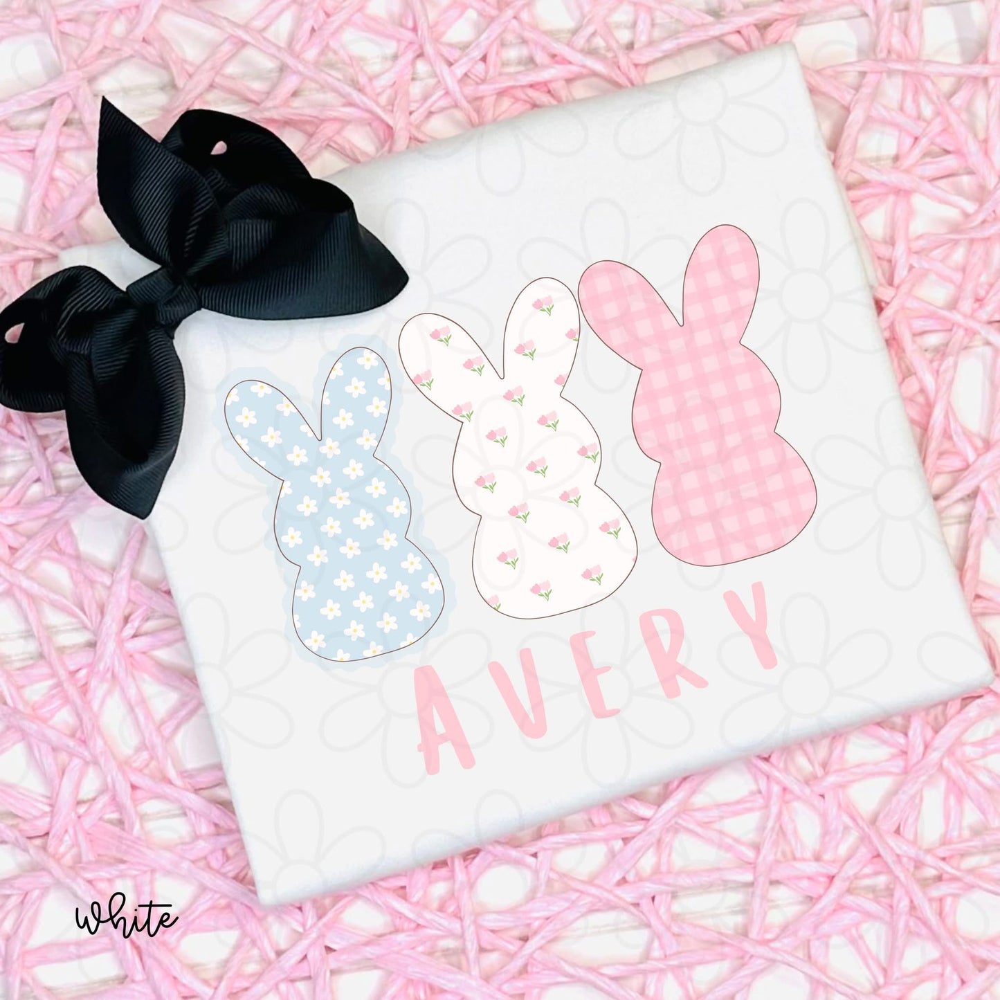 Custom Name Boho Peeps DTF Transfer