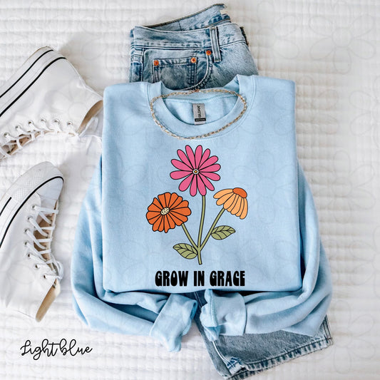 Grow In Grace DTF Transfer