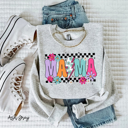 Groovy Floral Mama DTF Transfer