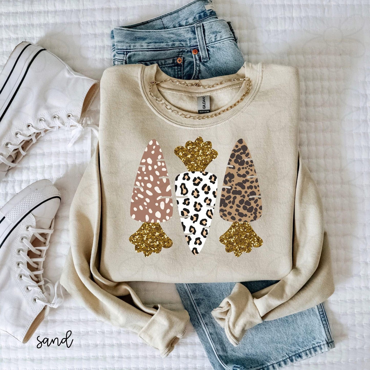 Leopard Carrots Tee
