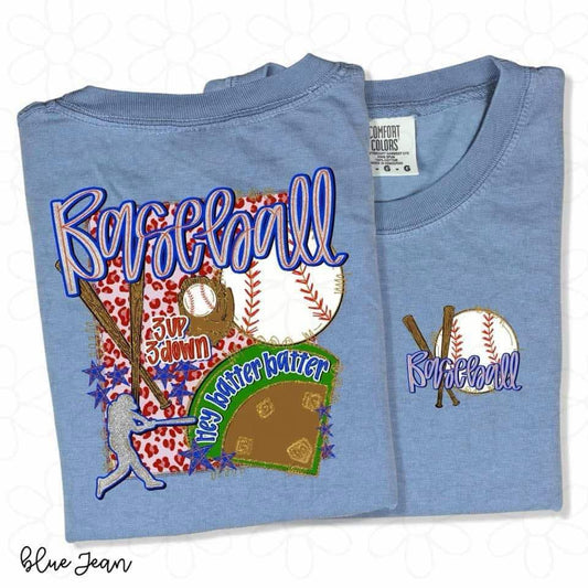 Toddler Leopard Gold Baseball Tee