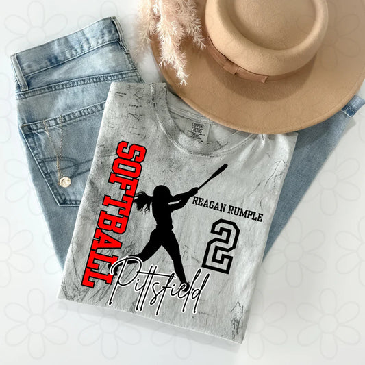 Custom Softball DTF Transfer