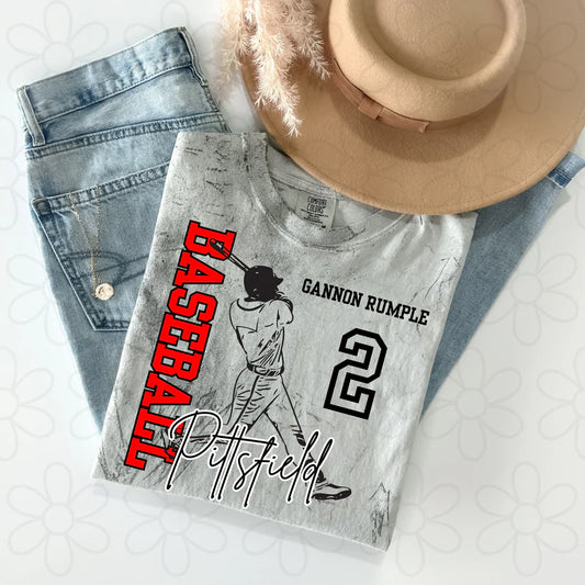 Custom Baseball DTF Transfer