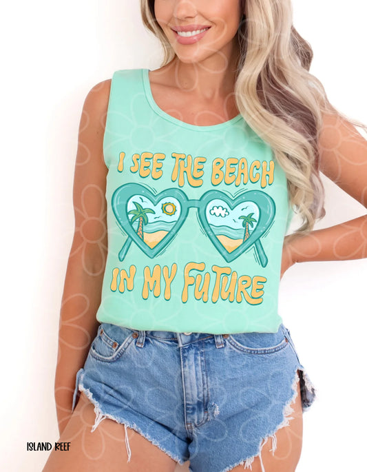 I See The Beach In My Future DTF Transfer