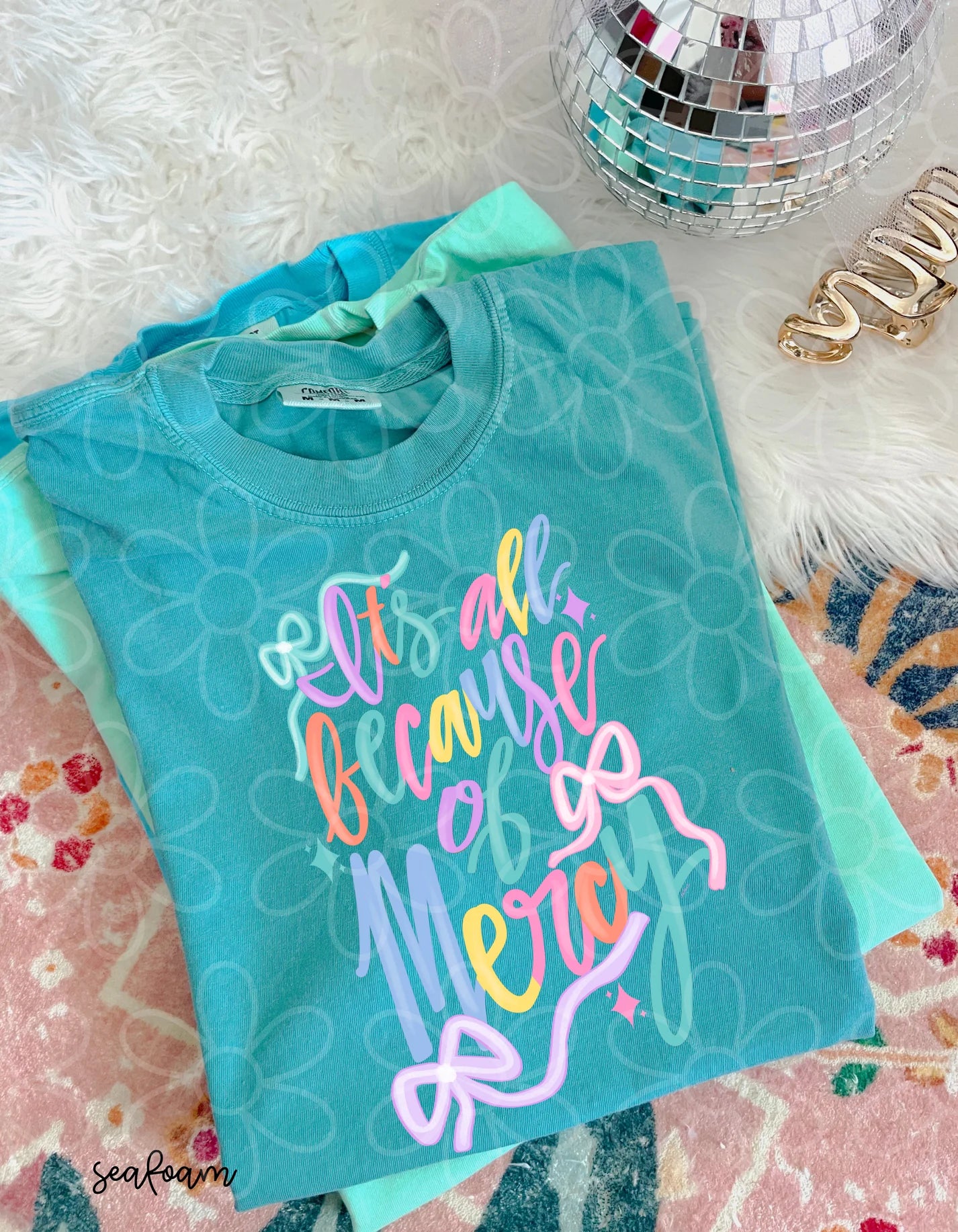 It's All Because Of Mercy Bows DTF Transfer