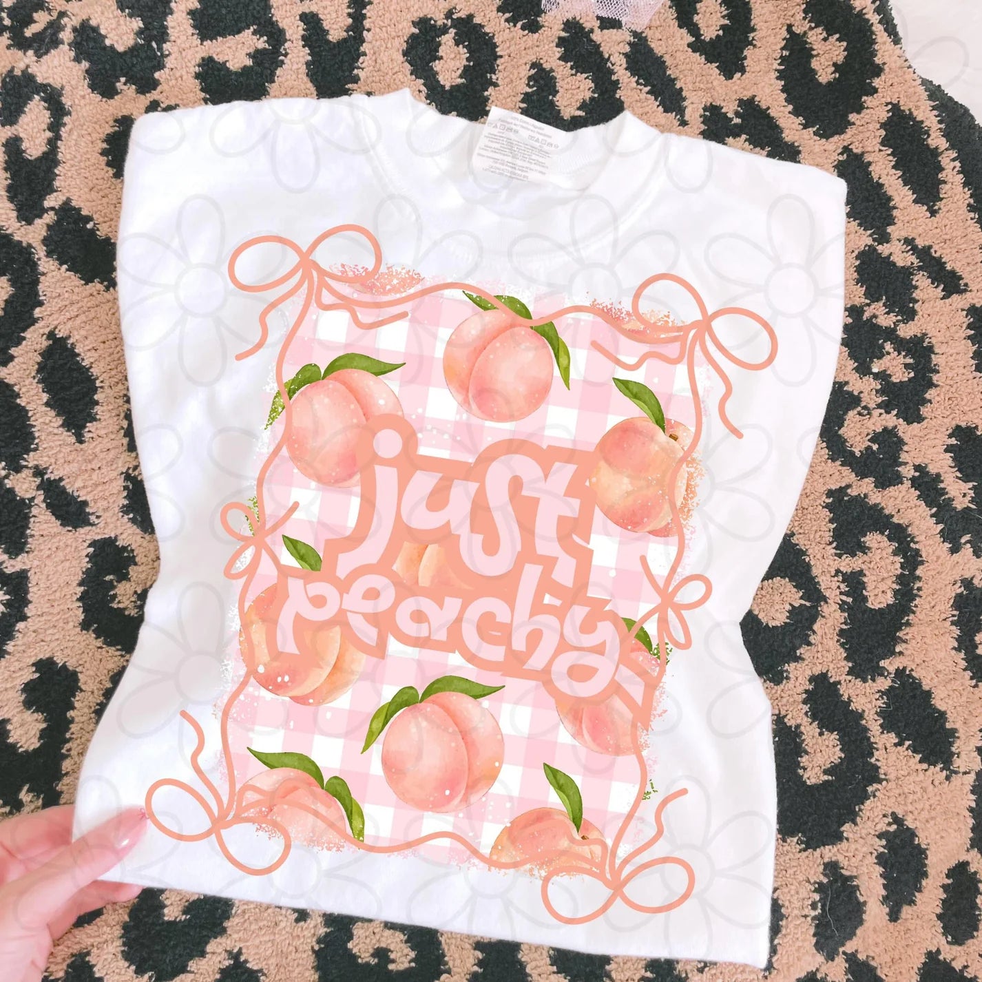 Just Peachy Bow DTF Transfer