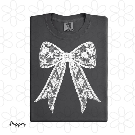 Lace Bow DTF Transfer