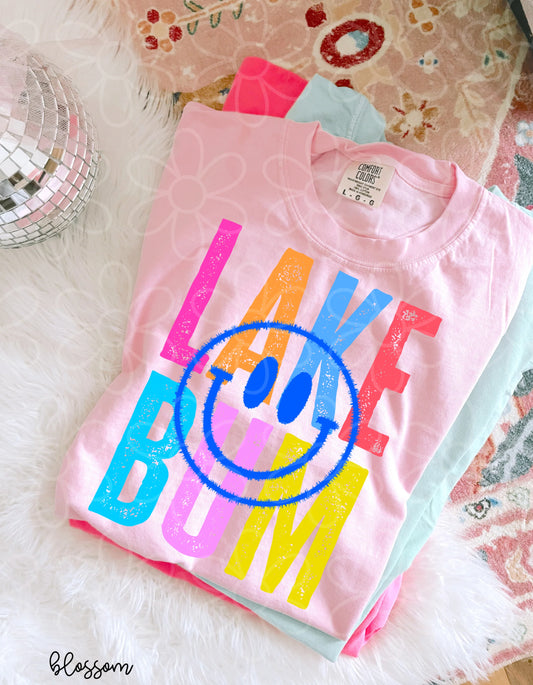 Lake Bum Smiley DTF Transfer