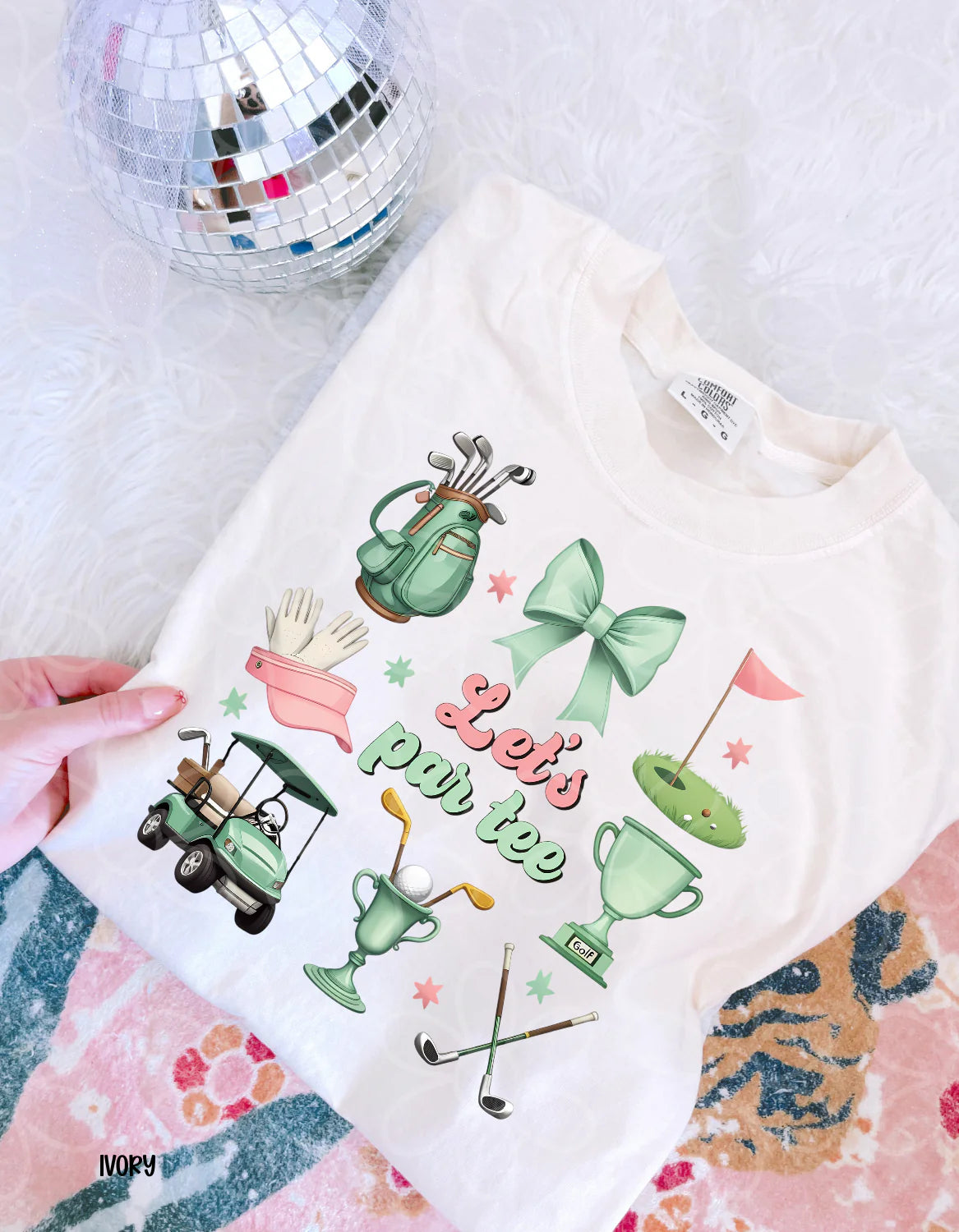 Let's Par Tee Coquette DTF Transfer