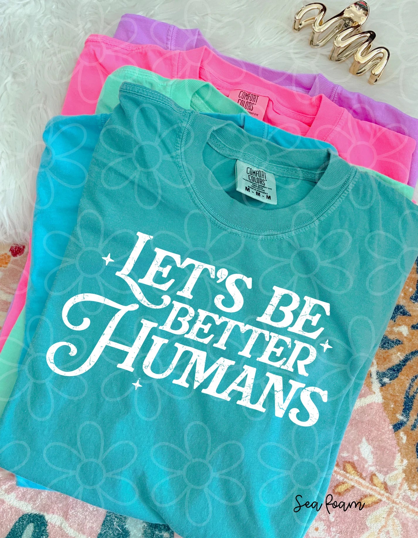 Lets Be Better Humans DTF Transfer